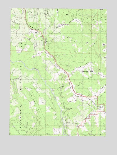 Bald Hills, CA USGS Topographic Map