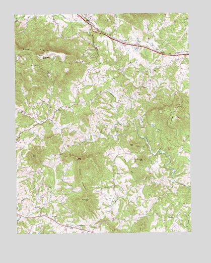 Irving, VA USGS Topographic Map