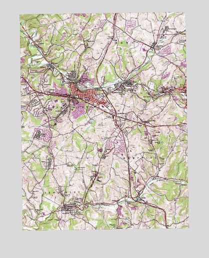 Irwin, PA USGS Topographic Map