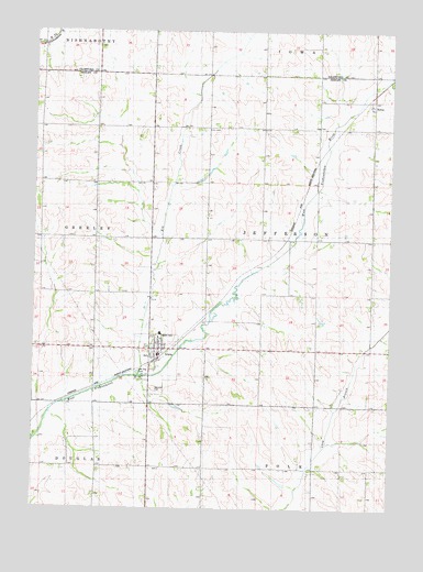 Irwin, IA USGS Topographic Map