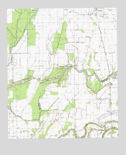 Irwin Lake, LA USGS Topographic Map