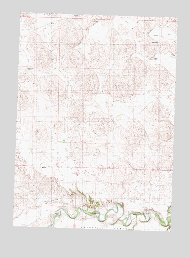 Irwin SW, NE USGS Topographic Map