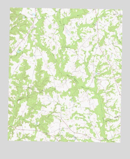 Irwins Crossroads, GA USGS Topographic Map