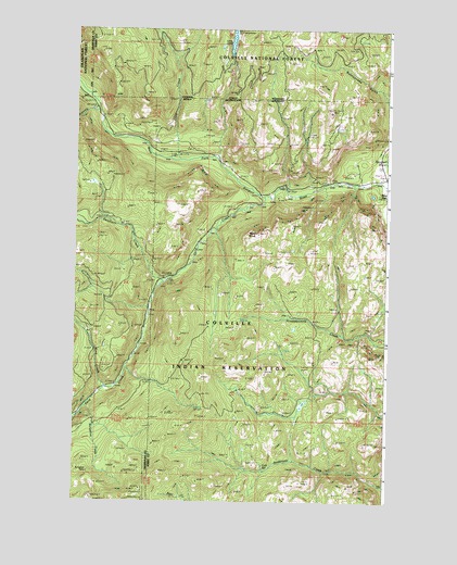 Bald Knob, WA USGS Topographic Map