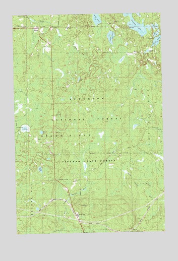 Isabella, MN USGS Topographic Map