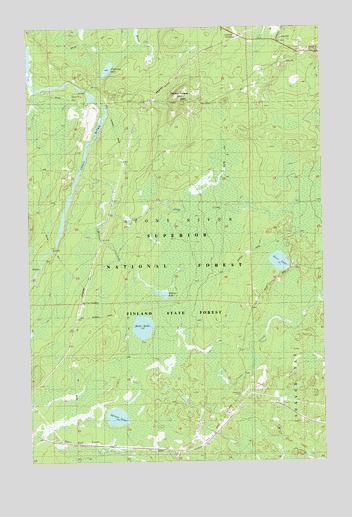 Isabella Station, MN USGS Topographic Map