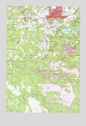 Ishpeming, MI USGS Topographic Map