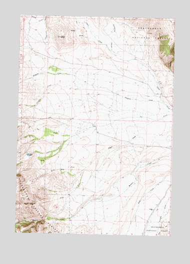 Island Butte, MT USGS Topographic Map