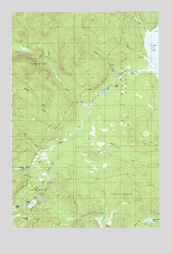 Island Pond, ME USGS Topographic Map