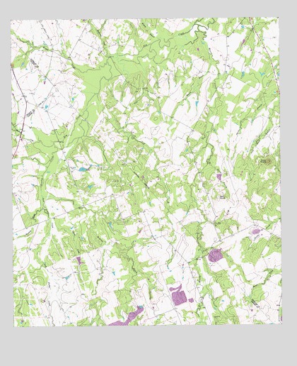 Bald Mound, TX USGS Topographic Map