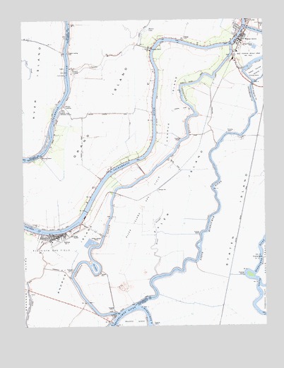 Isleton, CA USGS Topographic Map