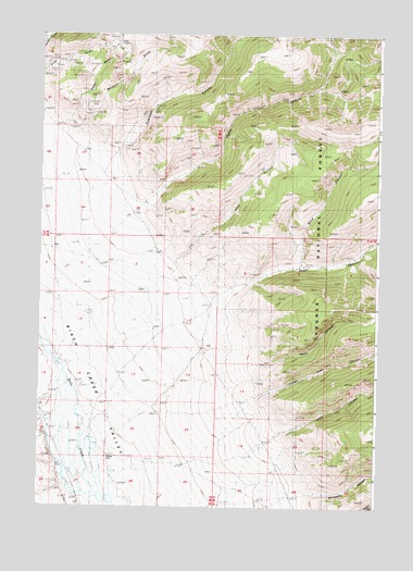 Italian Canyon, ID USGS Topographic Map