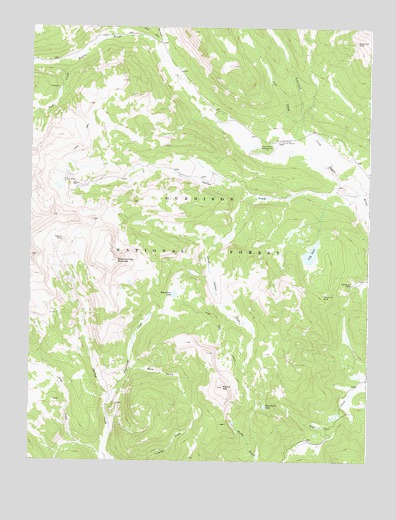 Italian Creek, CO USGS Topographic Map