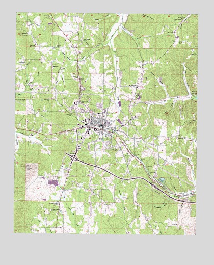 Iuka, MS USGS Topographic Map