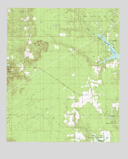 Ivan, LA USGS Topographic Map