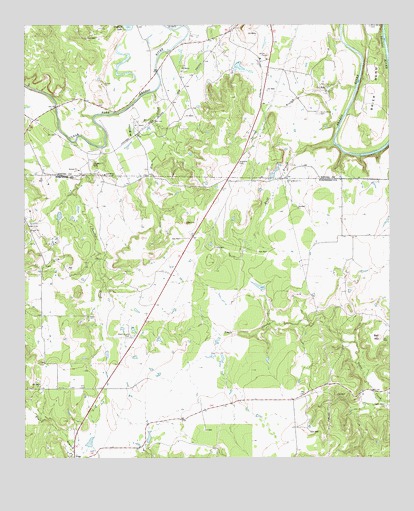 Ivan North, TX USGS Topographic Map