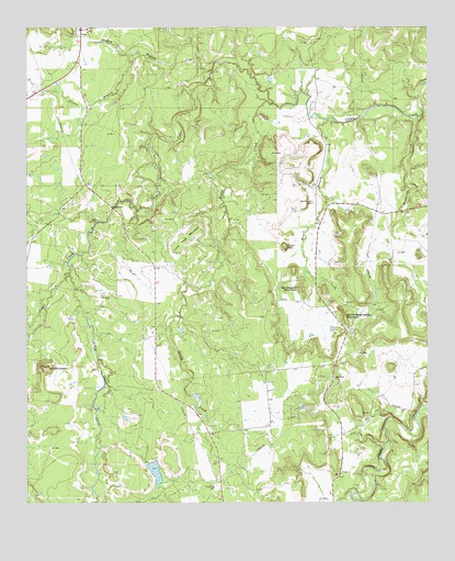 Ivan South, TX USGS Topographic Map