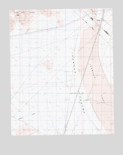Ivanpah Lake, CA USGS Topographic Map
