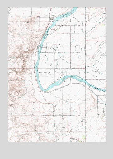 Adrian, OR USGS Topographic Map