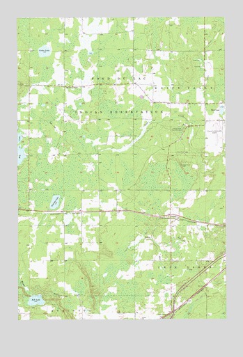 Iverson, MN USGS Topographic Map