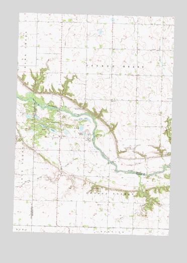 Iverson Lake, MN USGS Topographic Map