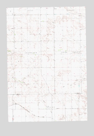 Ives, ND USGS Topographic Map
