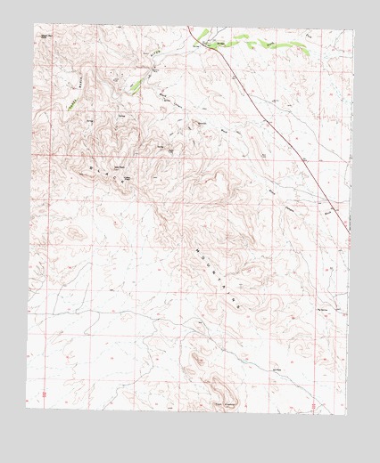 Ives Peak, AZ USGS Topographic Map