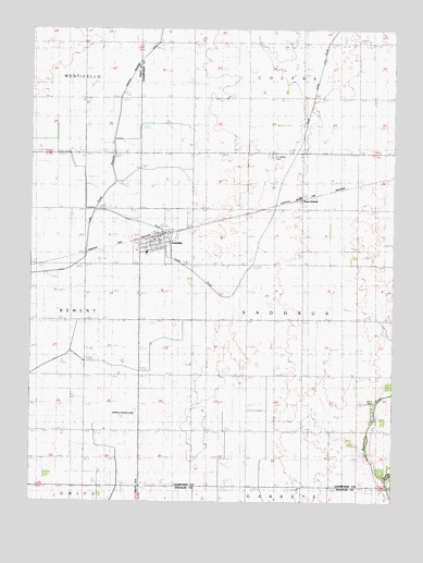 Ivesdale, IL USGS Topographic Map