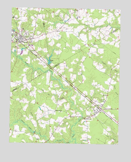 Ivor, VA USGS Topographic Map