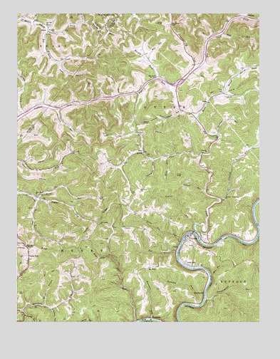 Ivydale, WV USGS Topographic Map