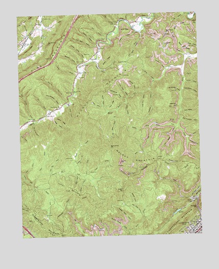 Ivydell, TN USGS Topographic Map