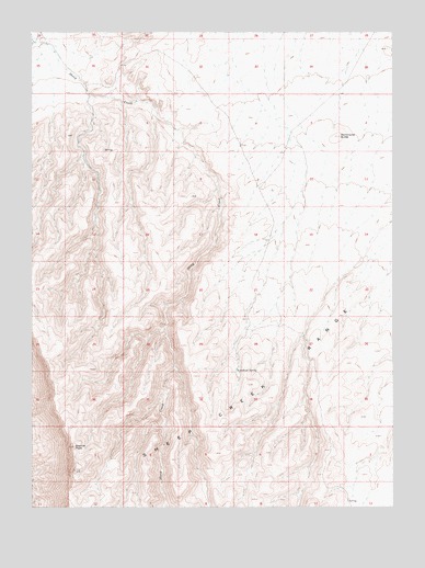Izzenhood Spring, NV USGS Topographic Map