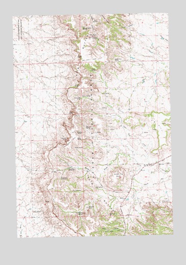 J B Hill, SD USGS Topographic Map