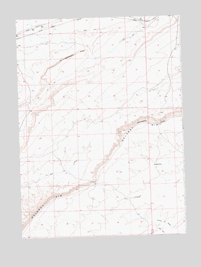J O Dugway, WY USGS Topographic Map