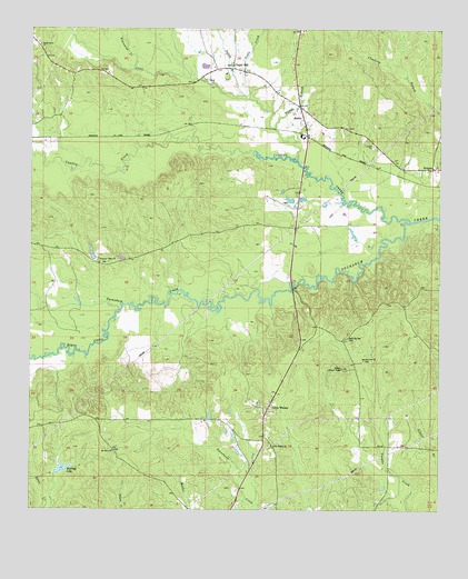 Jachin, AL USGS Topographic Map