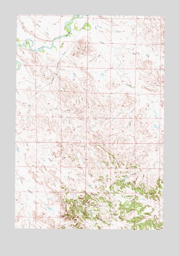 Jack Creek, MT USGS Topographic Map
