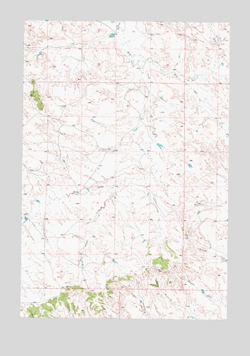 Jack Creek NW, MT USGS Topographic Map