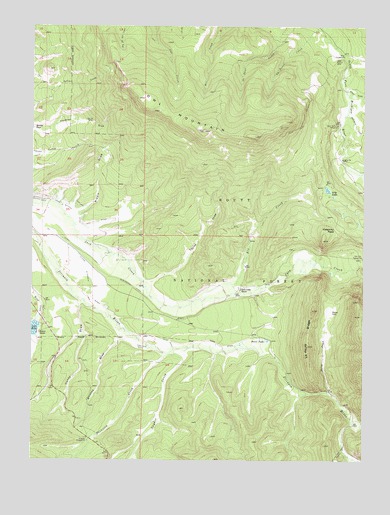 Jack Creek Ranch, CO USGS Topographic Map