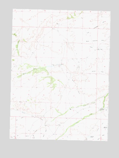 Jack Creek Reservoir, WY USGS Topographic Map