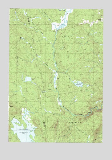 Bald Mountain Pond, ME USGS Topographic Map