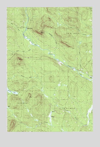 Jack Mountain, ME USGS Topographic Map