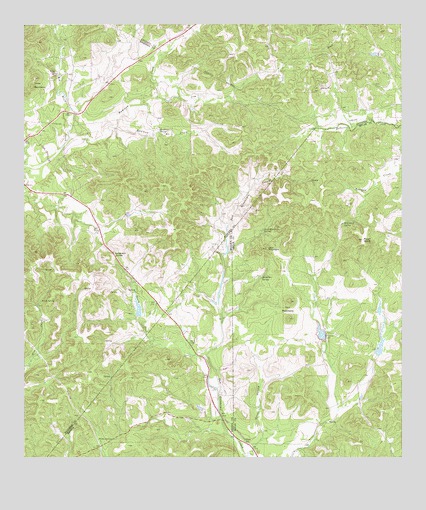 Jack Mountain, TX USGS Topographic Map