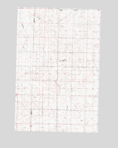 Jack Woods Butte, WA USGS Topographic Map