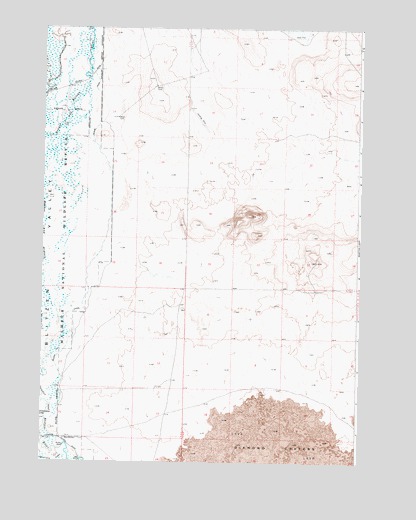 Jackass Butte NE, OR USGS Topographic Map