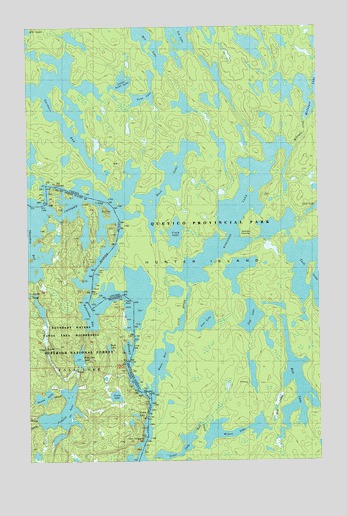 Jackfish Lake, MN USGS Topographic Map