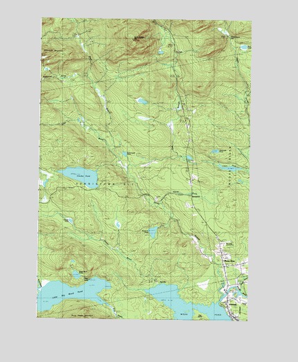 Jackman, ME USGS Topographic Map