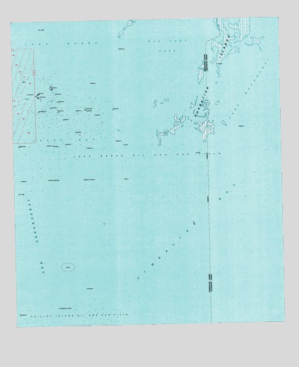Jacko Bay, LA USGS Topographic Map