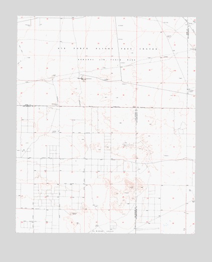 Jackrabbit Hill, CA USGS Topographic Map