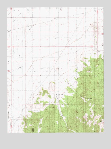 Jackrabbit Spring, NV USGS Topographic Map