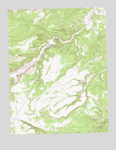 Jacks Canyon, CO USGS Topographic Map